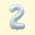 Zils balons cipars 2