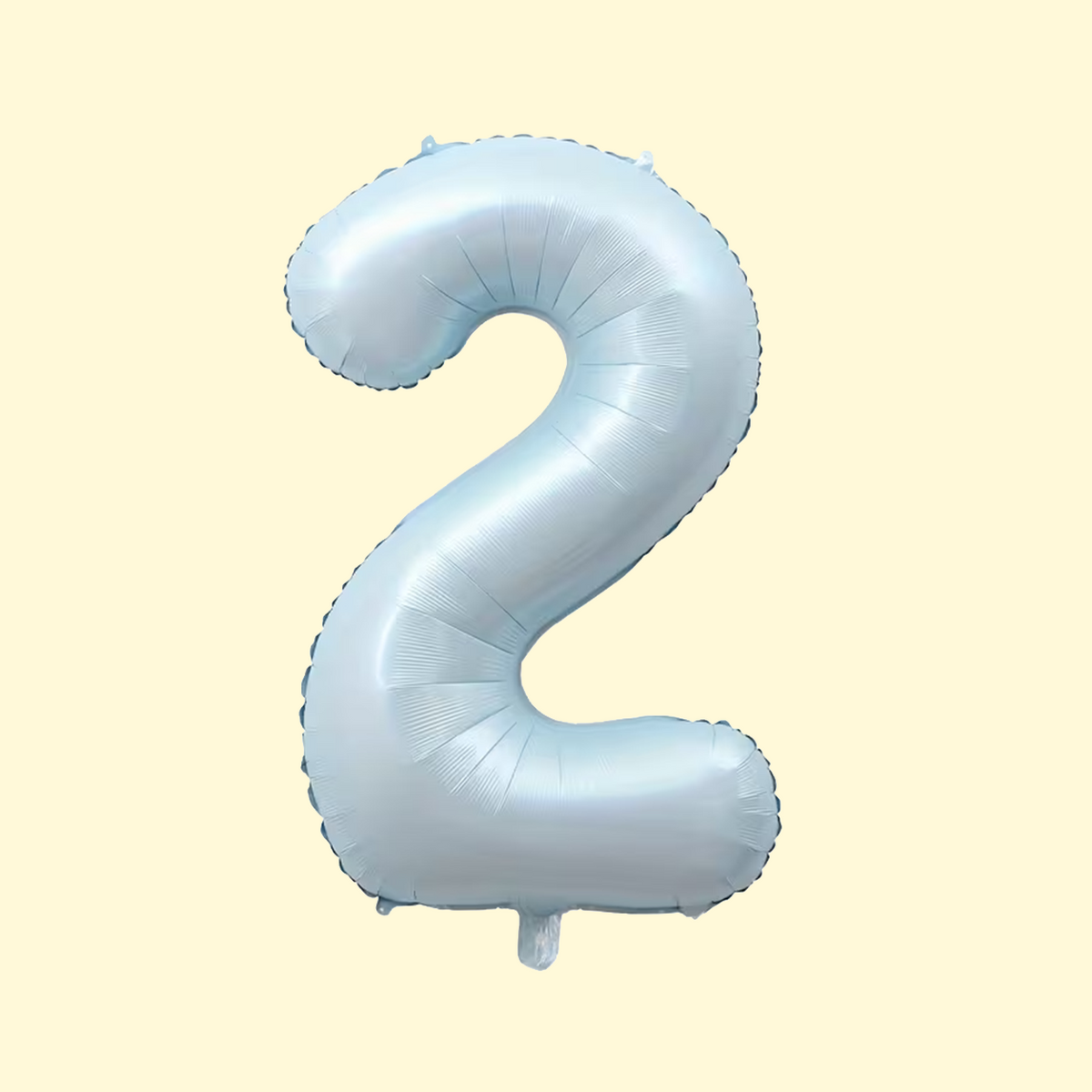 Zils balons cipars 2